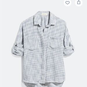 Georgino Button Down Shirt Blue and White
